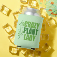 Crazy Plant Lady Cute Green Botanist