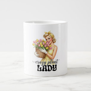 Crazy Plant Lady   Funny Gardening Pun Coffee Mug