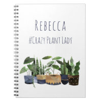 Crazy Plant Lady Pot Plant |Cactus Garden Notebook