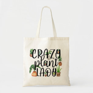 Crazy Plant Lady Reusable Shopping Bag