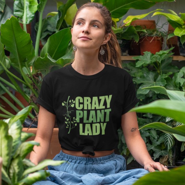 Crazy Plant Lady T-Shirt (Creator Uploaded)