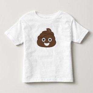 Crazy Poop Emoji Toddler T-Shirt