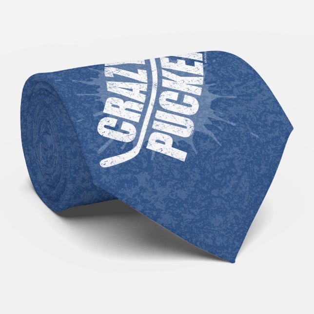 Crazy Pucker (Hockey) Tie (Rolled)