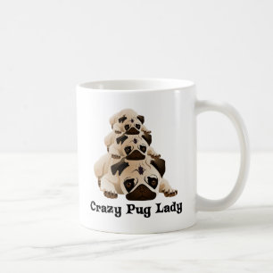Crazy Pug Lady Coffee Mug