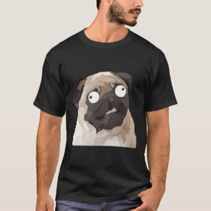 Crazy Pug Long  143 T-Shirt