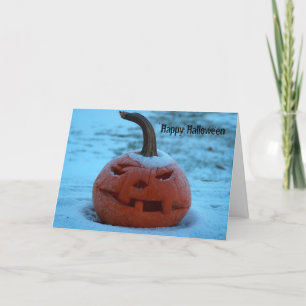 Crazy Pumpkin Greeting Card