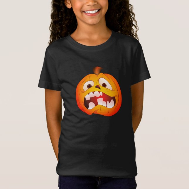 Crazy Pumpkin Halloween Shirt (Front)