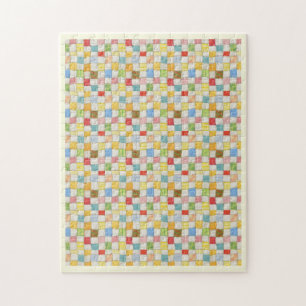 CRAZY QUILT 11x14 Puzzle / Cream