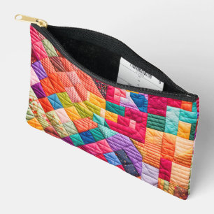 Crazy Quilt  Accessory Pouch