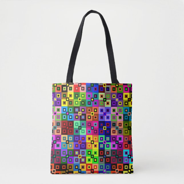 Crazy Quilt Allover Tote Bag (Front)