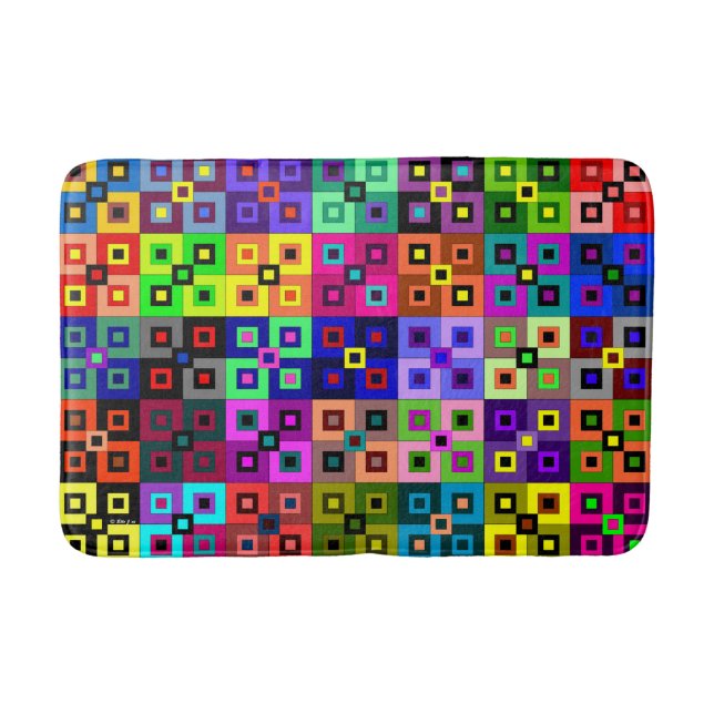 Crazy Quilt Bath Mat (Front)