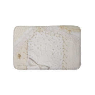 Crazy Quilt Design Bath Mat