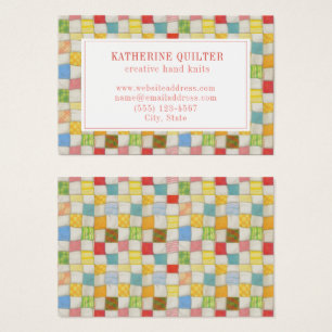 CRAZY QUILT Euro Business Card