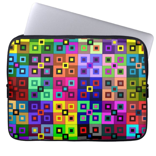 Crazy Quilt Laptop Sleeve (Front)