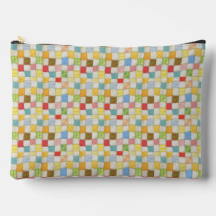 CRAZY QUILT Large Accessory Pouch Bag