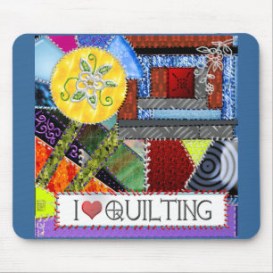 crazy quilt mouse pad
