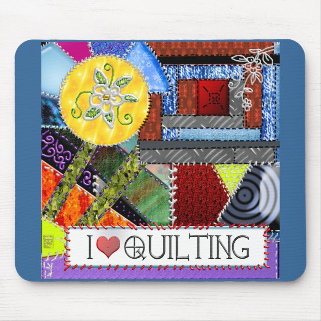 crazy quilt mouse pad (Front)