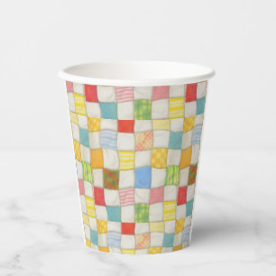 CRAZY QUILT Paper Cups
