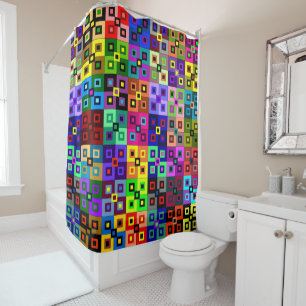 Crazy Quilt Shower Curtain