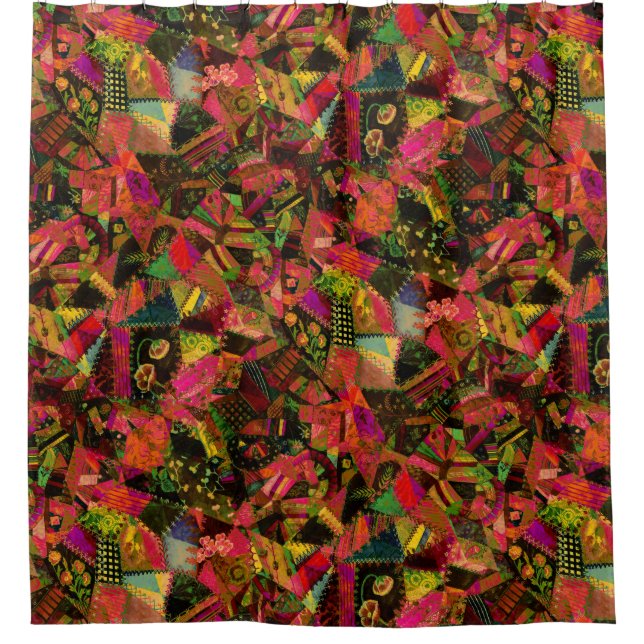 Crazy Quilty Fabulous Fun Shower Curtain (Front)