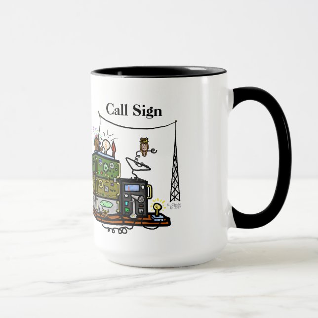 Crazy Radios and Owl Mug (Right)