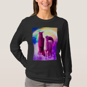 Crazy Rainbow Blade In Space T-Shirt
