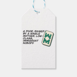 Crazy Rich Asians Mahjong scene quote Classic Gift Tags