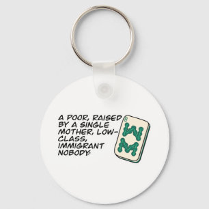 Crazy Rich Asians Mahjong scene quote Classic Key Ring