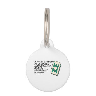 Crazy Rich Asians Mahjong scene quote Classic Pet Tag