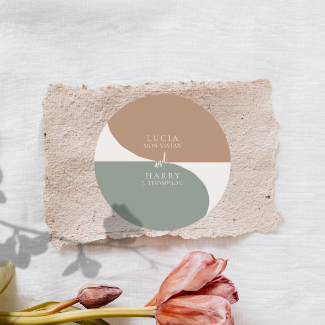 Crazy Right Now Wedding Classic Round Sticker (Creator Uploaded)