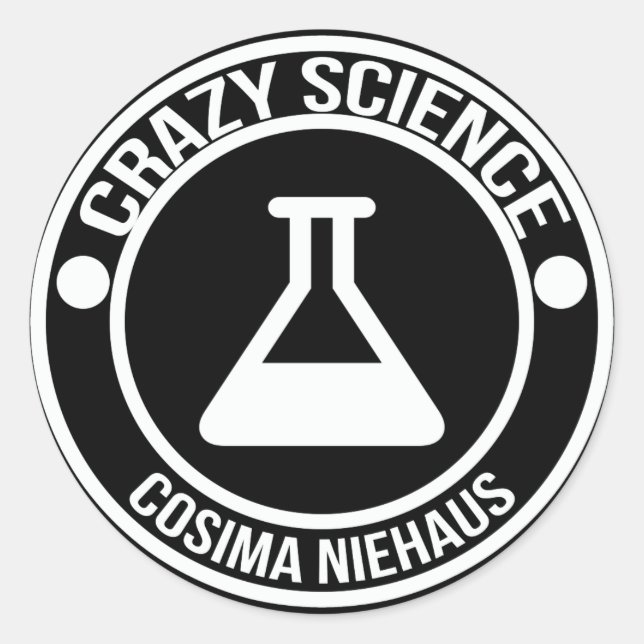 Crazy Science stickers (Front)