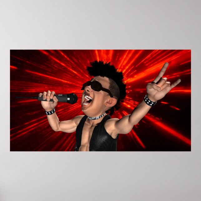 Crazy Screams and Laser Beams Poster (Front)