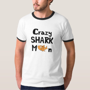 Crazy Shark Man shirt for the shark-loving nerd!
