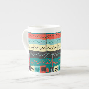 Crazy Sheet Music by Shirley Taylor Bone China Mug