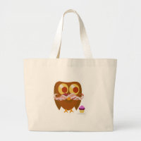 Crazy Silly Mustache Owl Fun Bird Cartoon