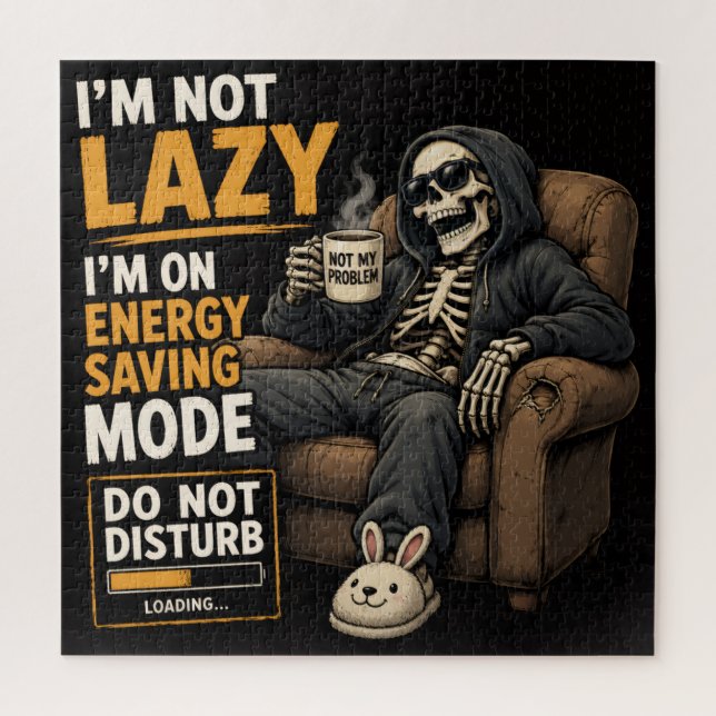 Crazy Skeleton Vibes Jigsaw Puzzle (Vertical)