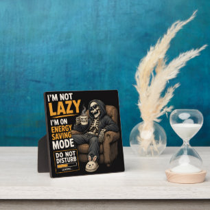 Crazy Skeleton Vibes Plaque