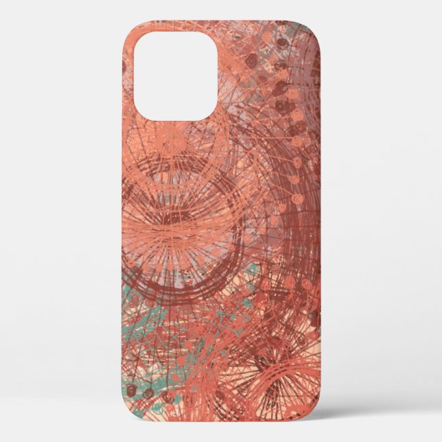 Crazy sketch random pattern. Chaos and variety. Mo Case-Mate iPhone Case (Back)