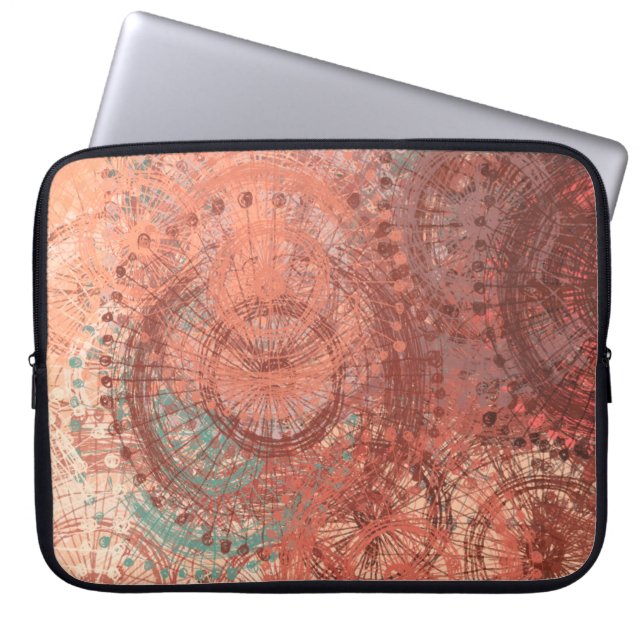 Crazy sketch random pattern. Chaos and variety. Mo Laptop Sleeve (Front)
