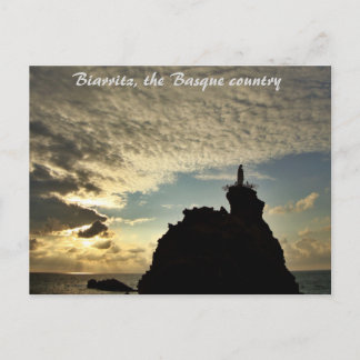 "Crazy Sunset"- Biarritz Postcard