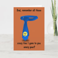 Crazy Ties Father's Day Card