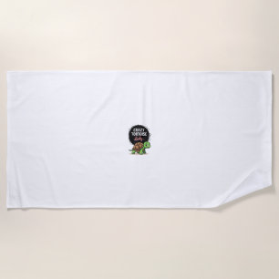 Crazy Tortoise Lady Tortoises Mom Women Turtle (2) Beach Towel
