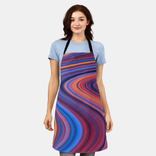 Crazy Traffic Light at Night Apron