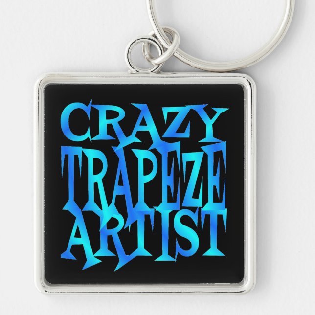 Crazy Trapeze Artist Key Ring (Front)