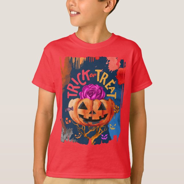 Crazy trick or treat T-Shirt (Front)