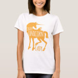 Crazy Unicorn Lady T-Shirt<br><div class="desc">Crazy Unicorn Lady</div>