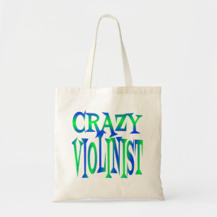 Crazy Violinist Tote Bag