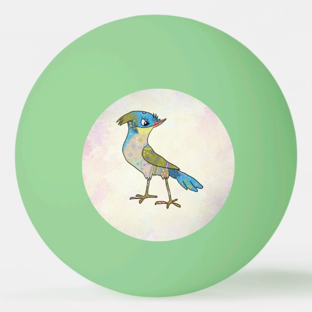 Crazy Vogel Ping Pong Ball (Front)