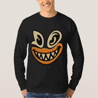 Crazy Wide-Smile Face – Unique Bold Graphic Tee