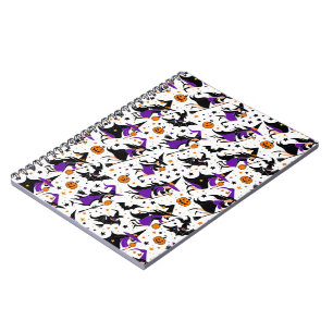 Crazy witch compilation pattern notebook